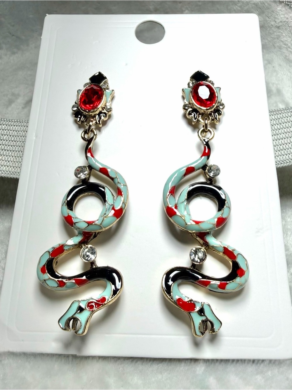 Snake Drop Earrings